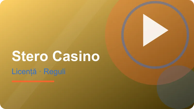 Stero Casino – Verificarea identității Verificarea identității – ilustrație pentru secțiunea Stero Casino